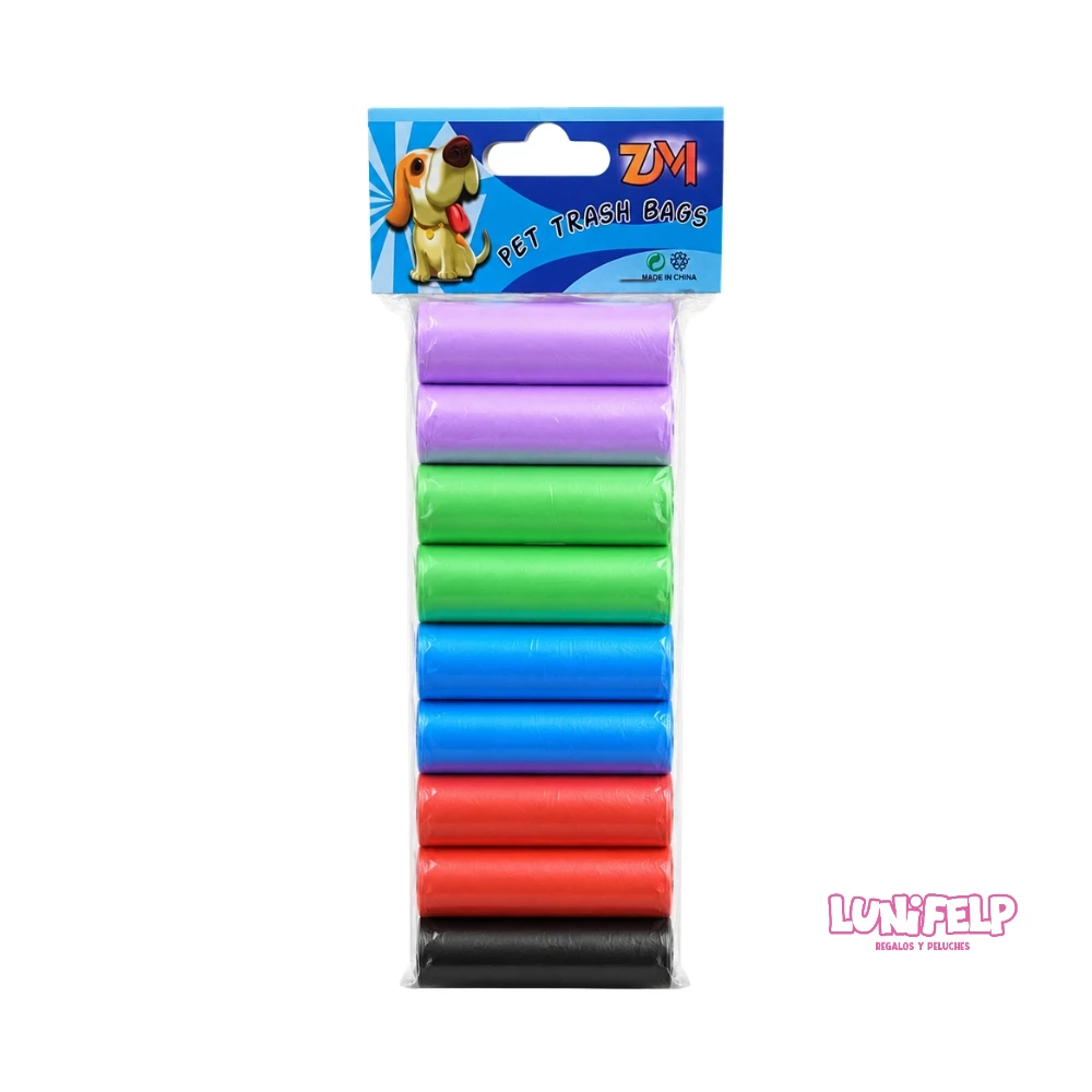 Pack Multicolor Bolsas para Heces de Perro - Imagen 2