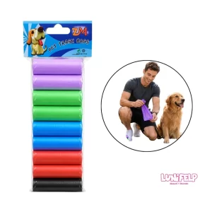 Pack Multicolor Bolsas para Heces de Perro