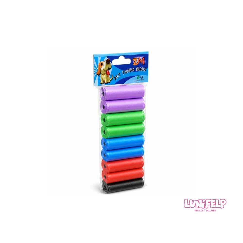 Pack Multicolor Bolsas para Heces de Perro - Imagen 3