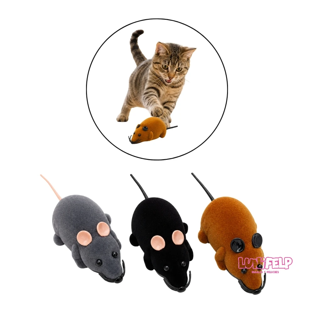 Ratón de Juguete Motorizado para Gatos