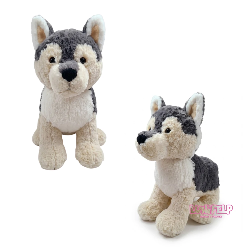 Peluche Perro Siberiano 30 cm - Imagen 2