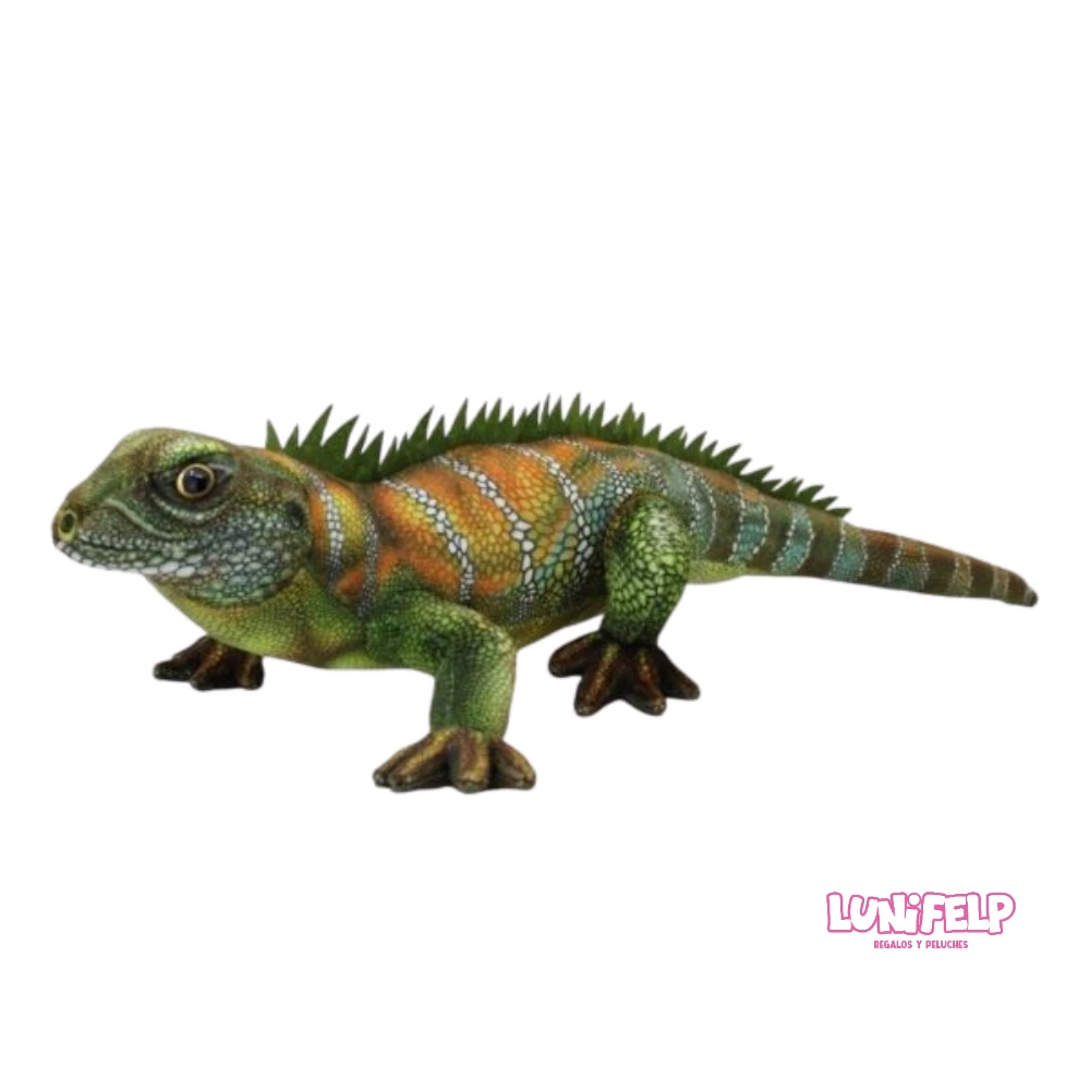Iguana de Peluche Hiperrealista 30cm
