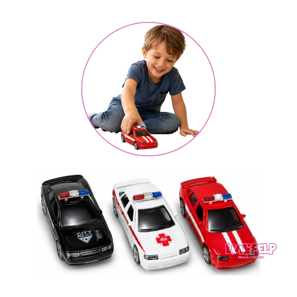 Auto de Policía a Escala - Modelo Speed Auto - 12 cm