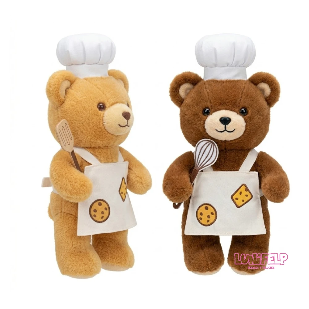 Peluche Oso Panadero 30 cm