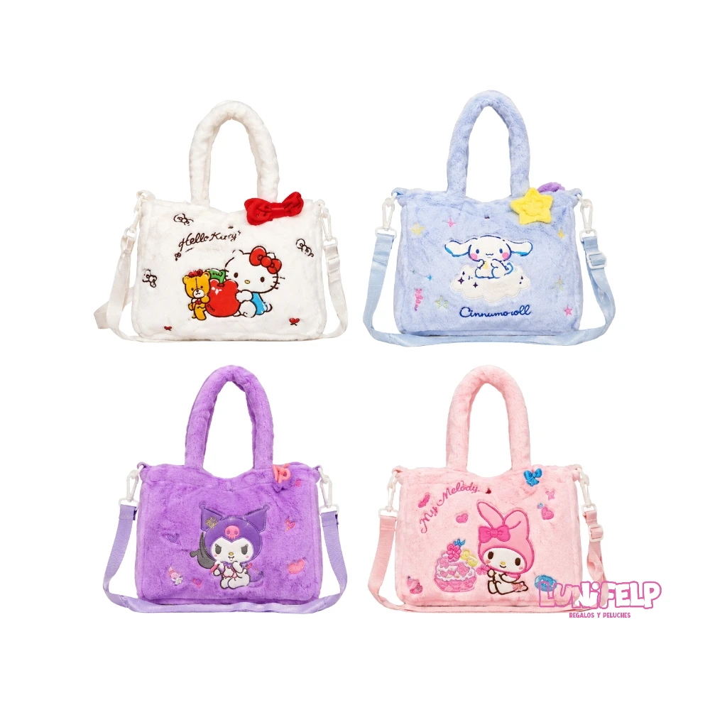 Bolso de Felpa Sanrio de Mano y Correa Ajustable Manos Libres - Imagen 4