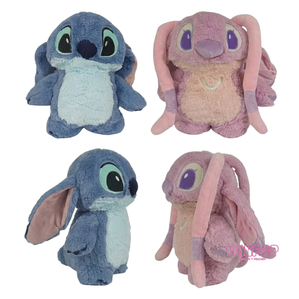 Bolsa Terapéutica de Agua Caliente Peluche Stitch y Ángel - Imagen 3