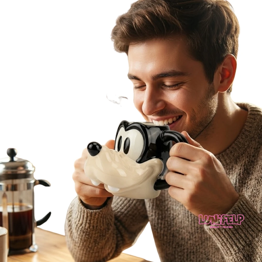 Taza de Cerámica 3D con Forma de Goofy (Disney) - Imagen 3