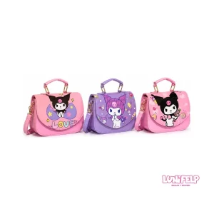 Bolso Kuromi Sanrio de Mano y Bandolera con Correa