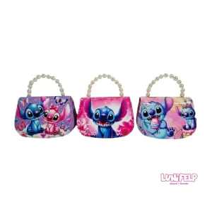 Bolso Stitch de Mano con Perlas y Correa