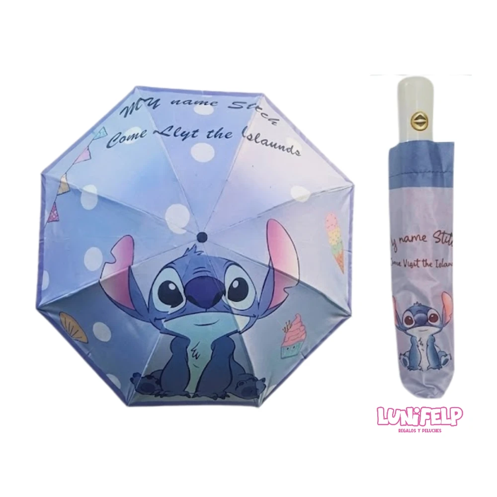 Sombrilla de Stitch Disney con Protección UV