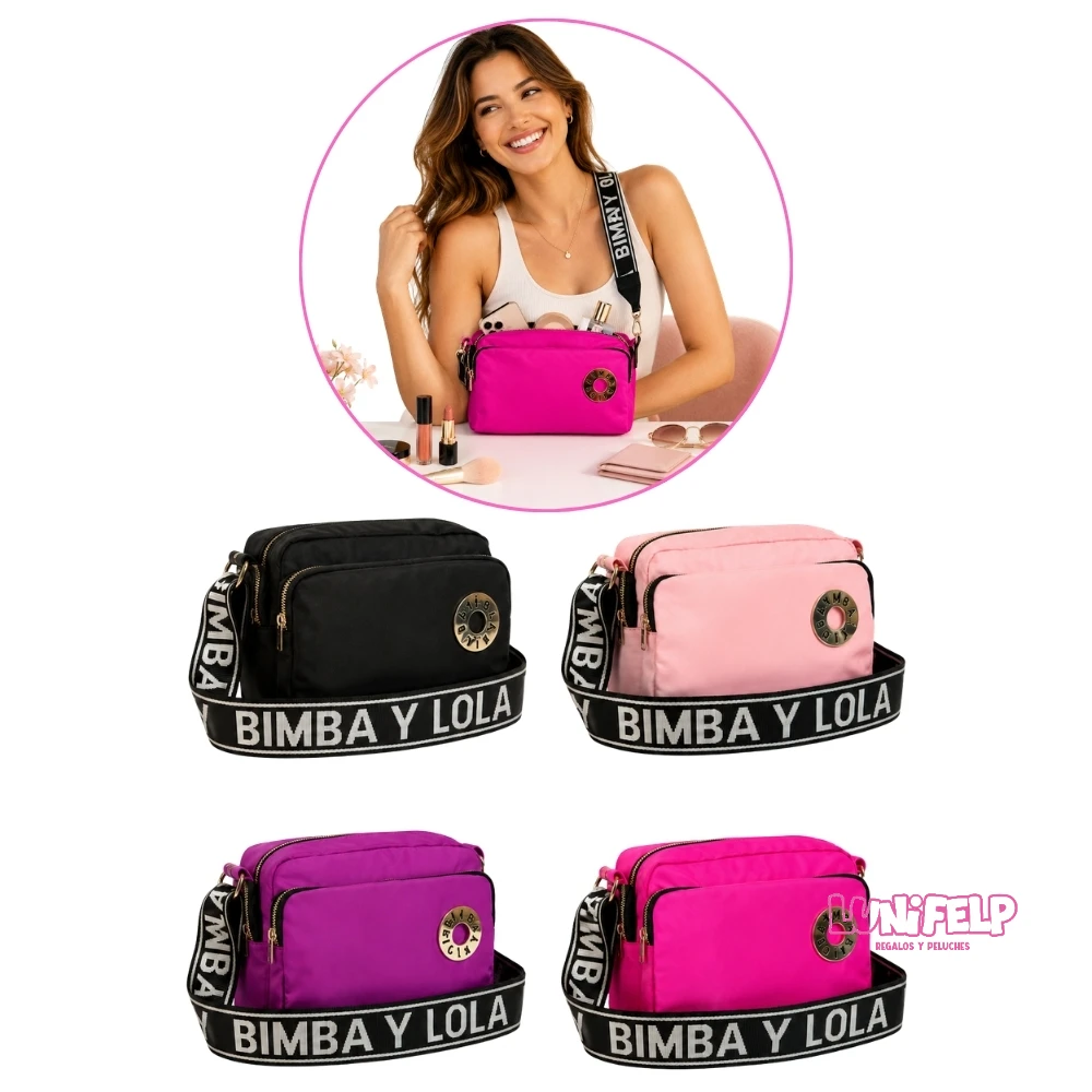 Bolso BIMBA Y LOLA Impermeable con Correa Ajustable - Imagen 5