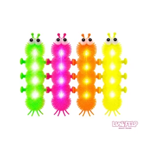 Gusano Sensorial Elástico con Luces LED