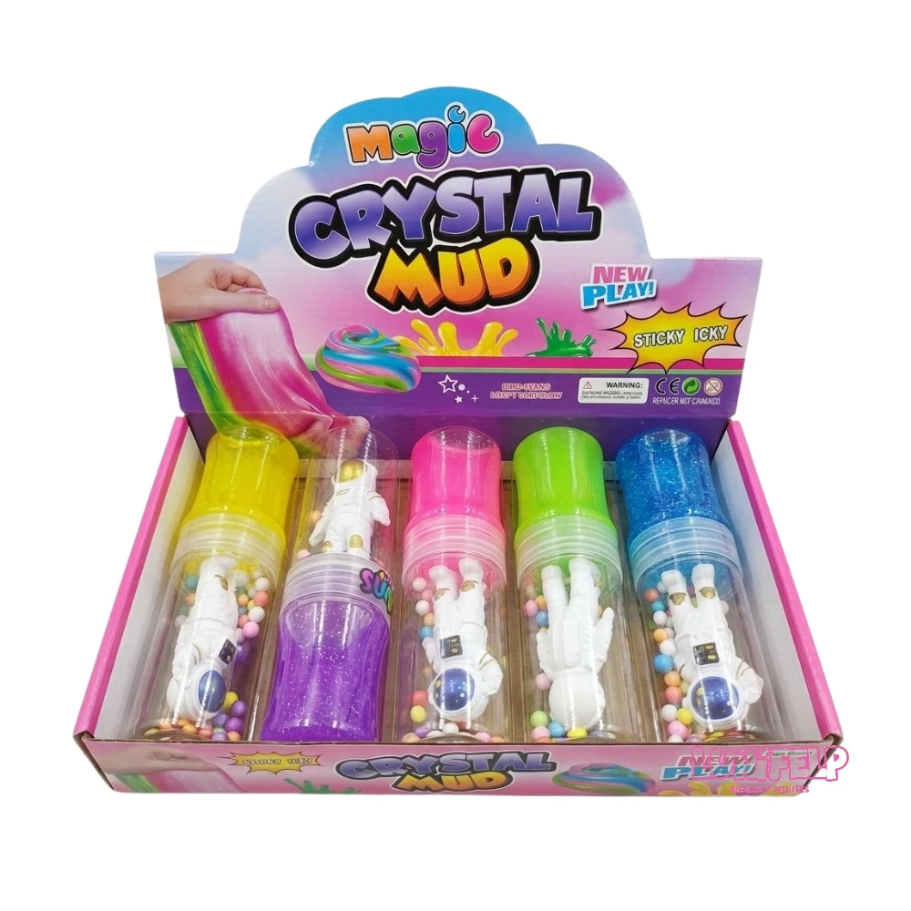 Slime Crystal Mud con Figura de Astronauta y Cuentas Decorativas - Imagen 5