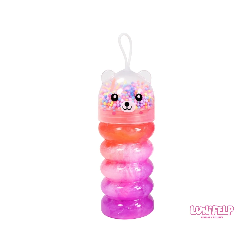 Slime Crystal Mud con Perlas Decorativas y Estuche de Gato - Imagen 5