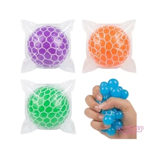 Pelota Antiestrés Squishy Mesh de 6 cm con Malla