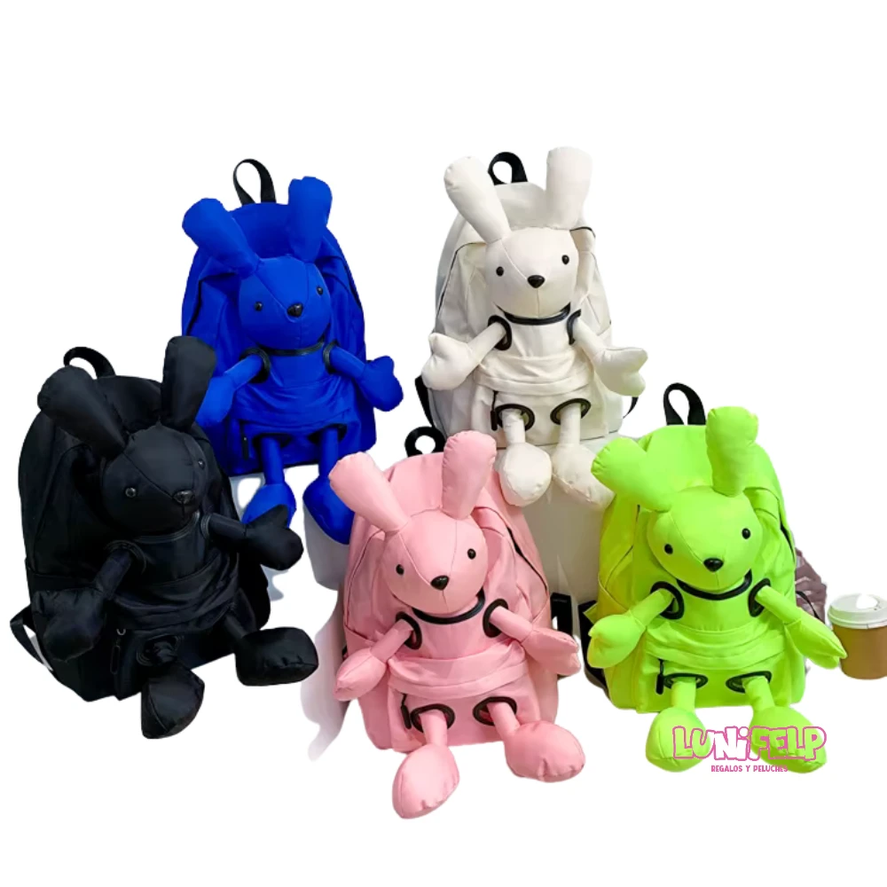 Morral Conejo de Colores Grande