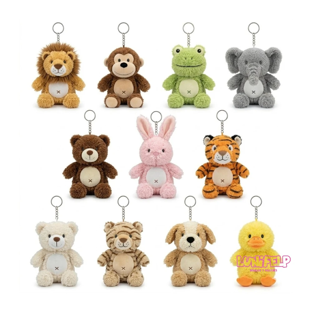 Paquete x12 Llaveros Animales Surtidos