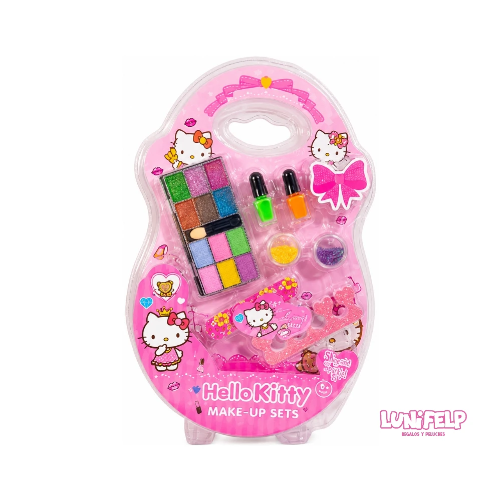 Kit de Maquillaje Infantil Temática Hello Kitty