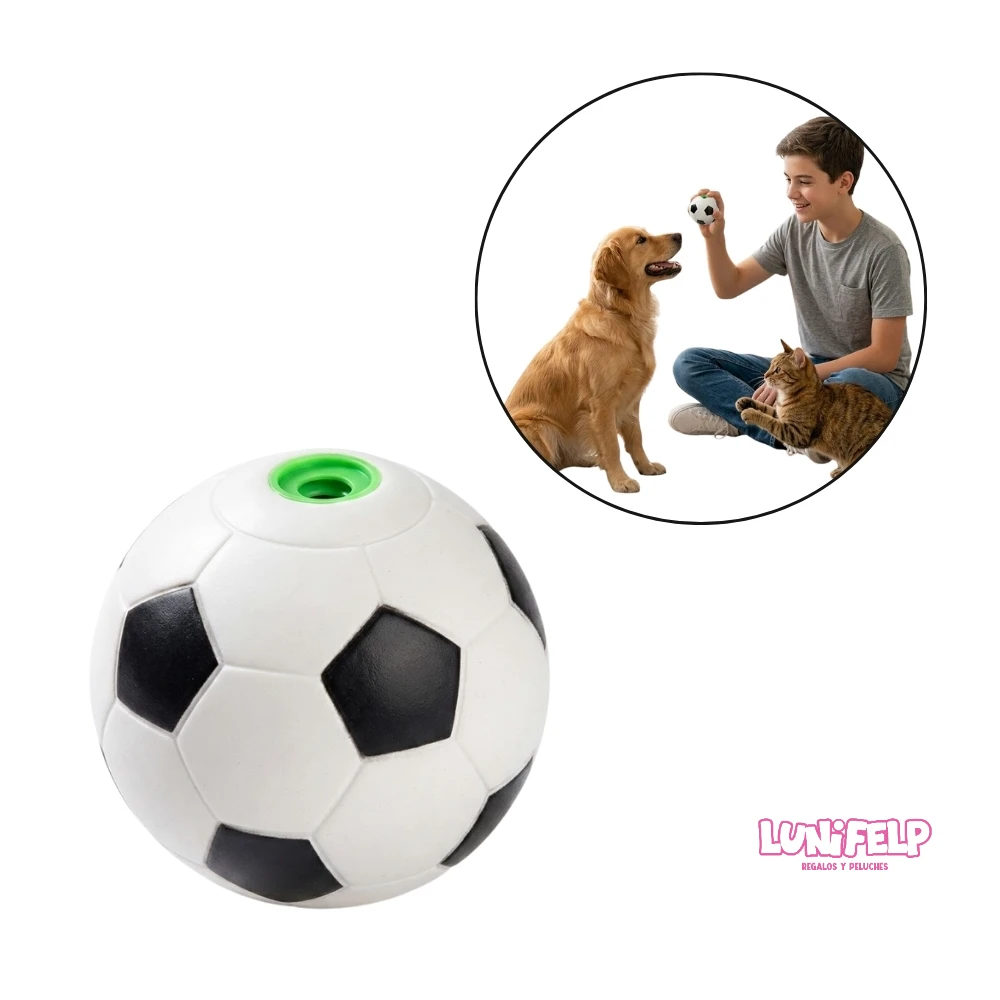 Pelota de Fútbol Chillona para Mascotas - Imagen 2