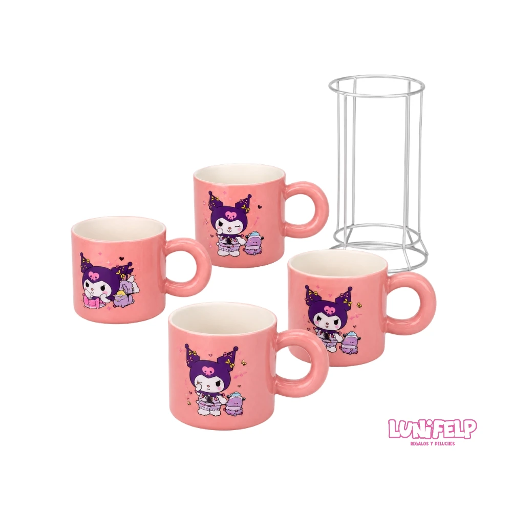 Set de pocillos Tintero Torre Kuromi para regalo - Imagen 5