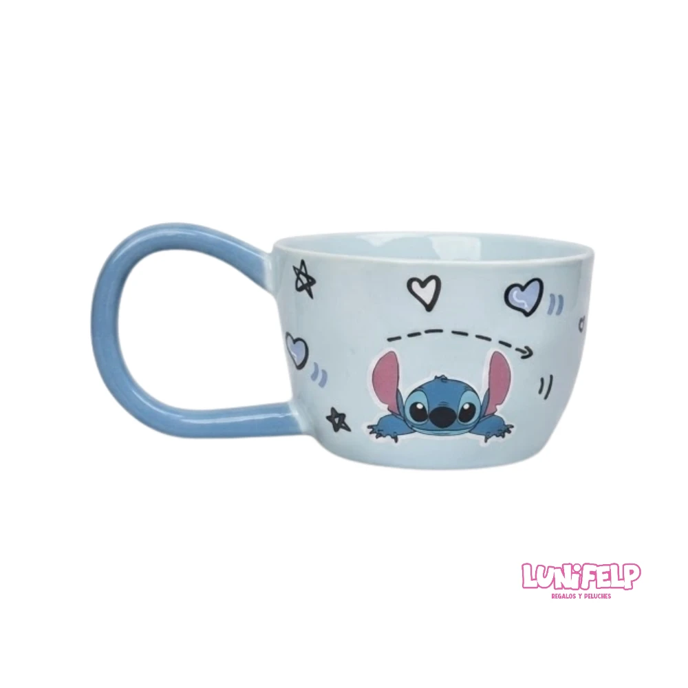 Taza en Ceramica Stitch y Angel