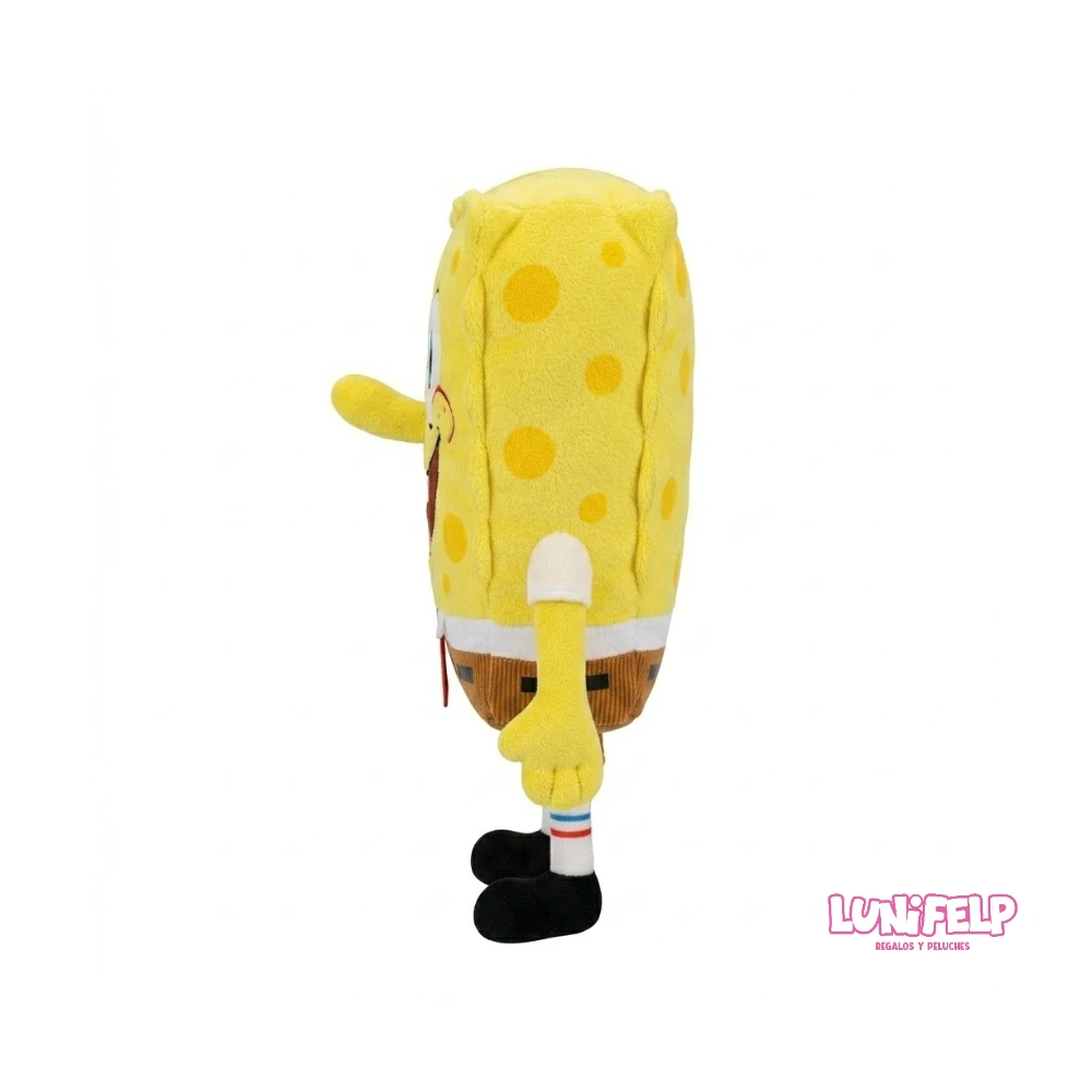 Peluche de Bob Esponja 30 cm Suave de Algodón Siliconado - Imagen 5