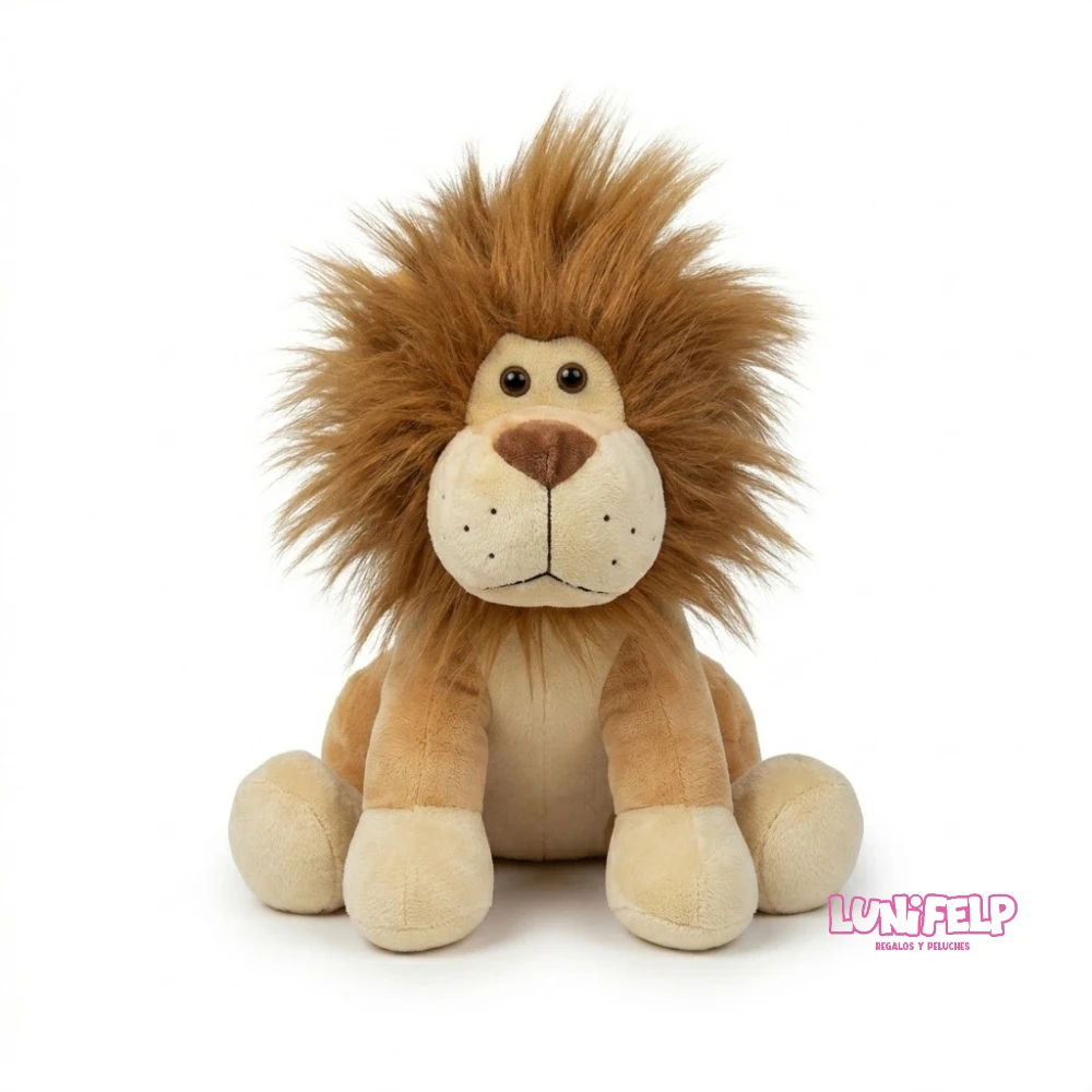 Peluche León 33 cm Suave y Tierno