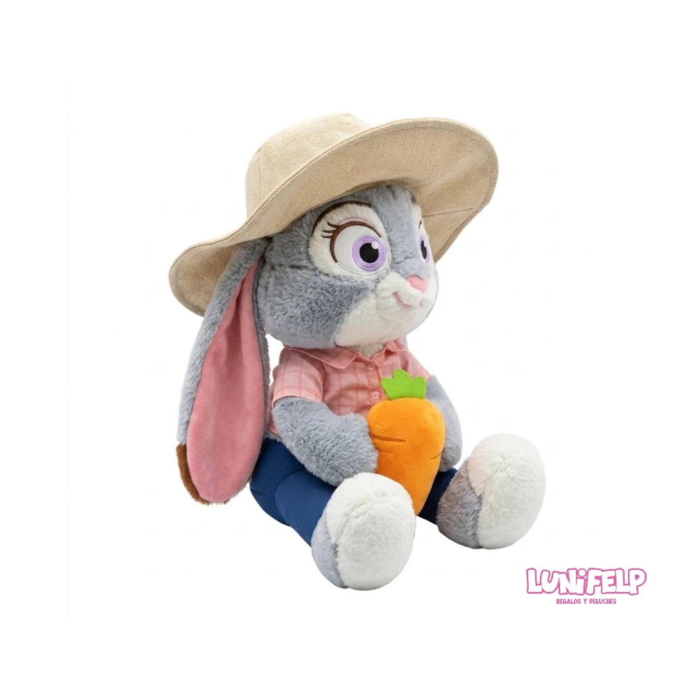 Peluche Conejita Judy Hopps Granjera de Zootopia (35 cm)