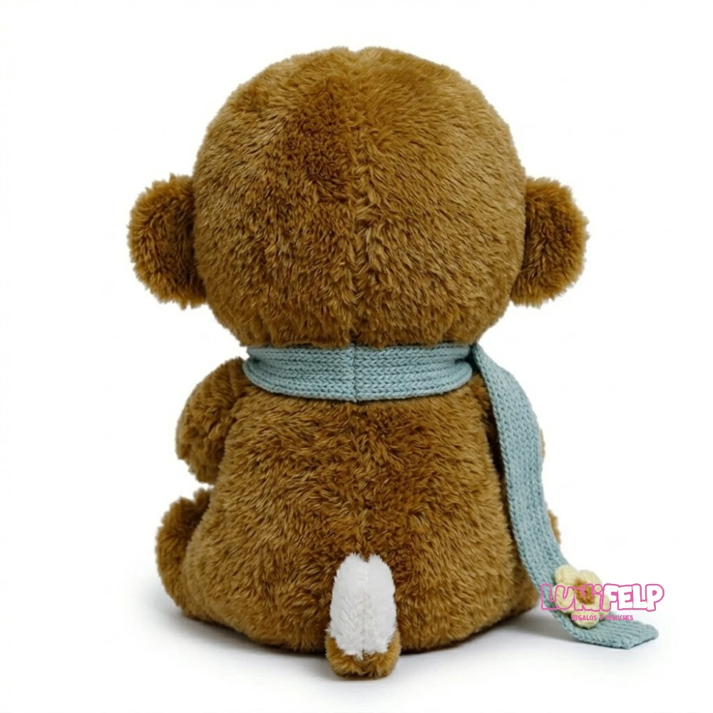 Peluche Changuito 40 cm Suave con Bufanda - Imagen 2