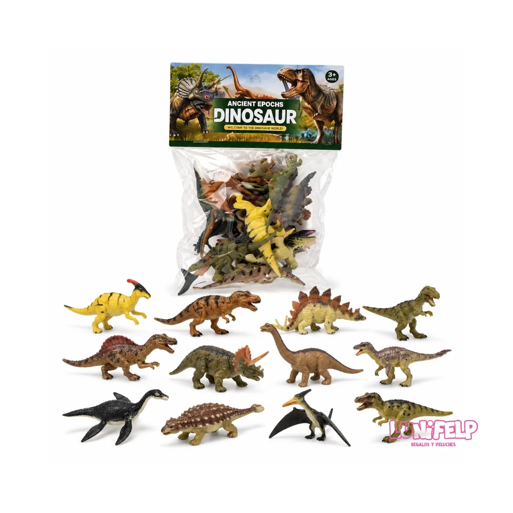 Set de Figuras de Dinosaurios - Colección Ancient Epochs