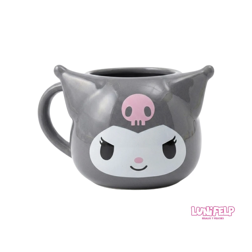 Mug Taza 3D de Cerámica Kuromi