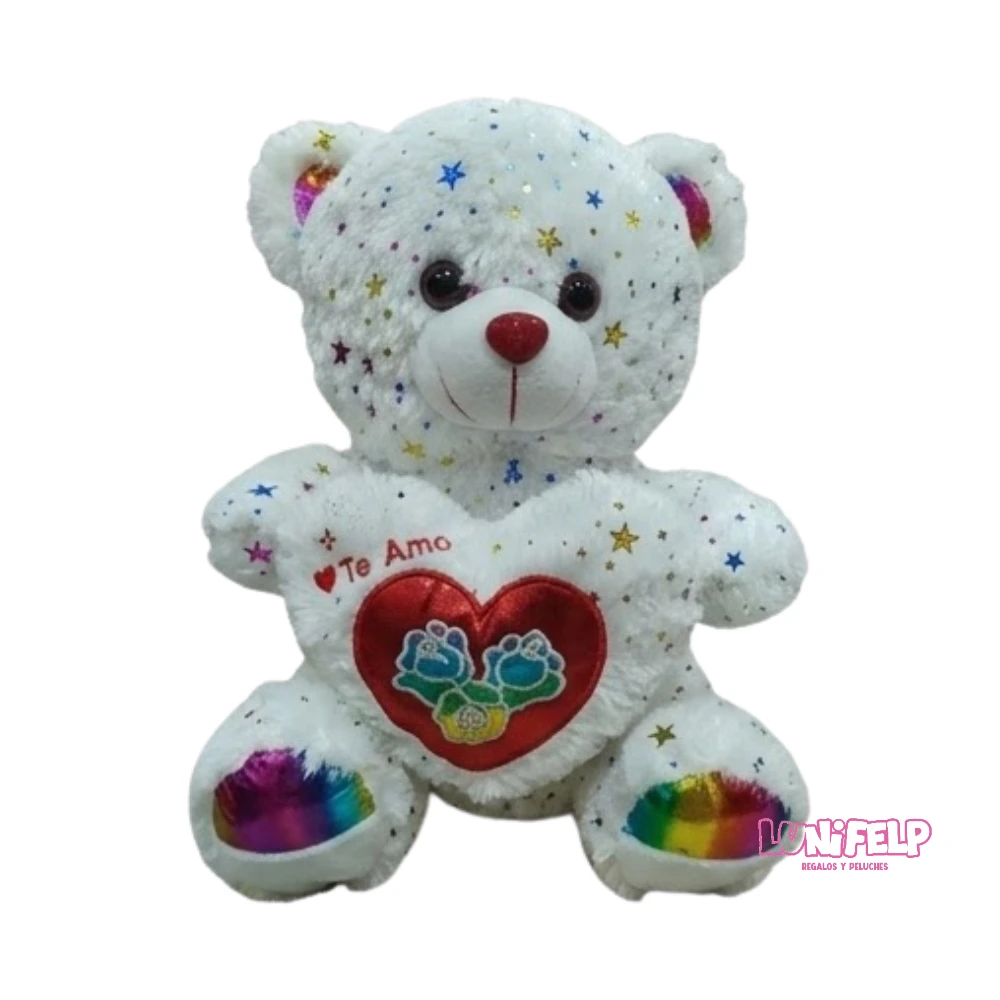 Peluche Oso Estrellitas 30 cm Suave y Kawaii - Imagen 4