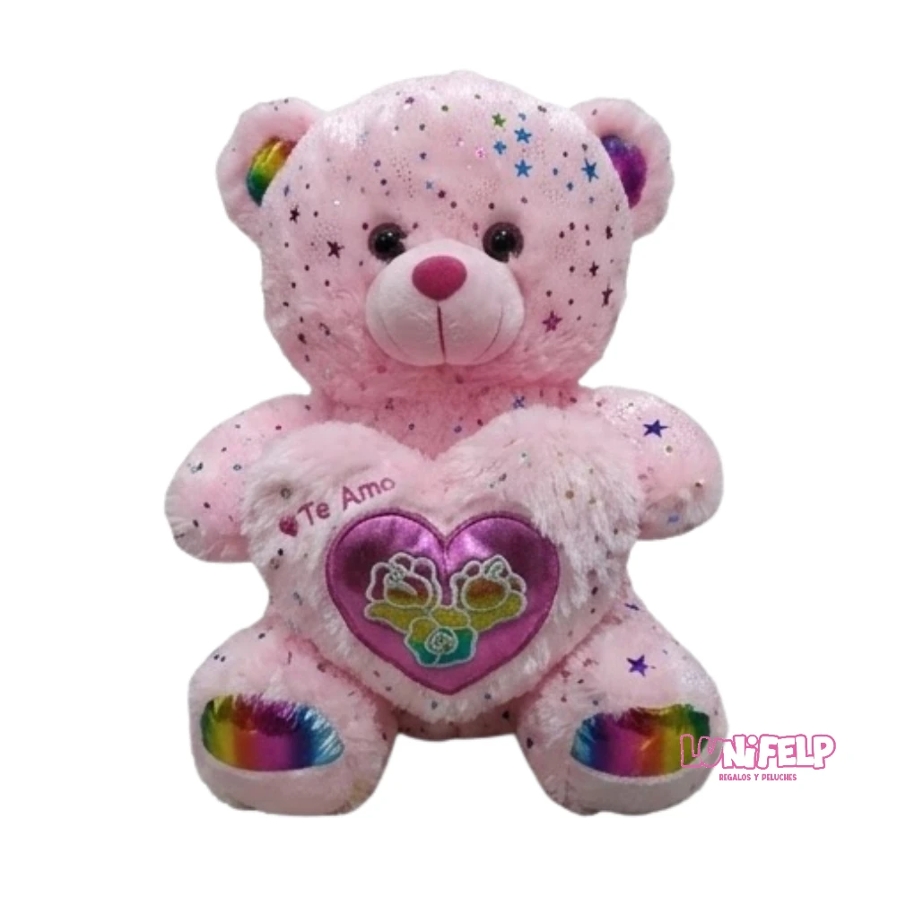 Peluche Oso Estrellitas 30 cm Suave y Kawaii - Imagen 2