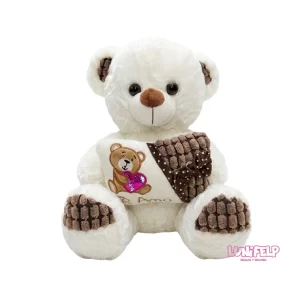 Almohada Oso con y Corazón 30 cm para regalo