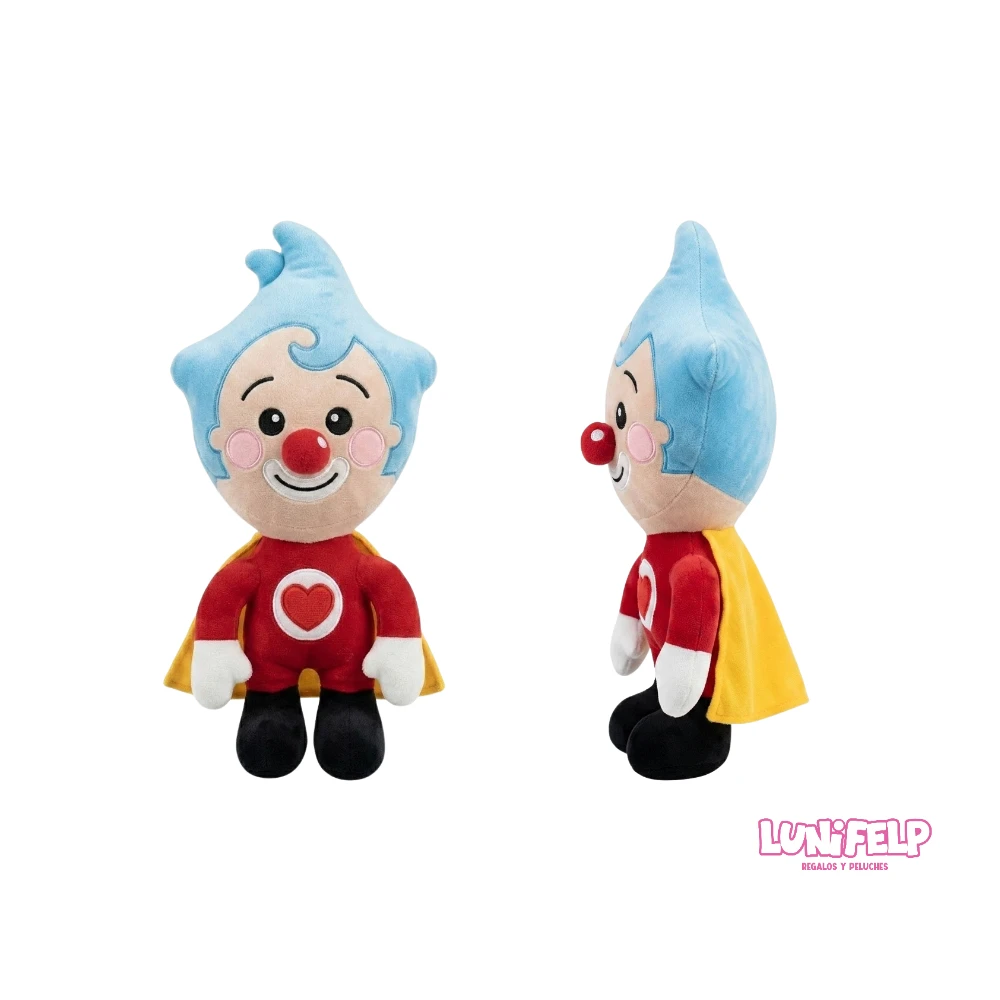 Peluche del Payaso Plim Plim con Capa (36 cm) - Imagen 2