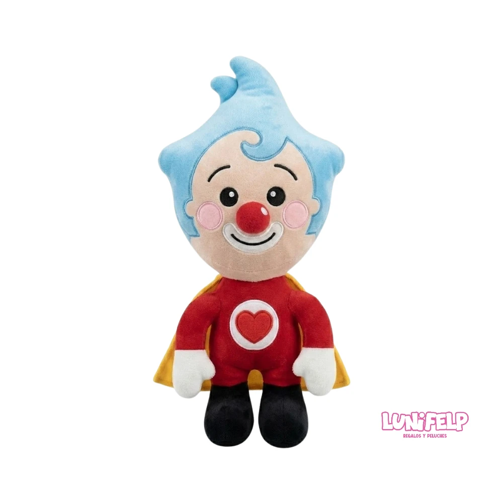 Peluche del Payaso Plim Plim con Capa (36 cm)