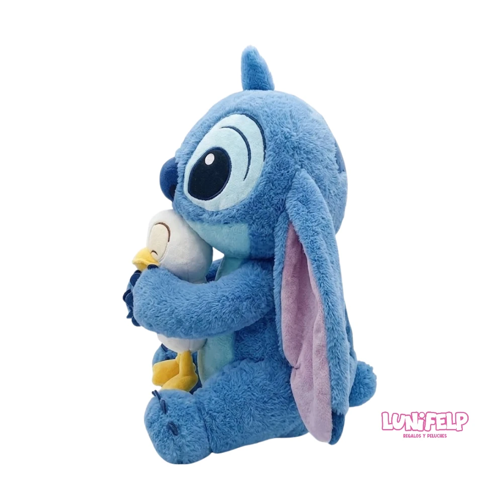 Peluche Stitch Grande con Pato 55 cm para regalo - Imagen 4