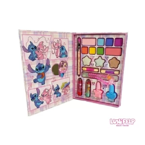 Kit de Maquillaje Infantil Stitch y Angel Lavable