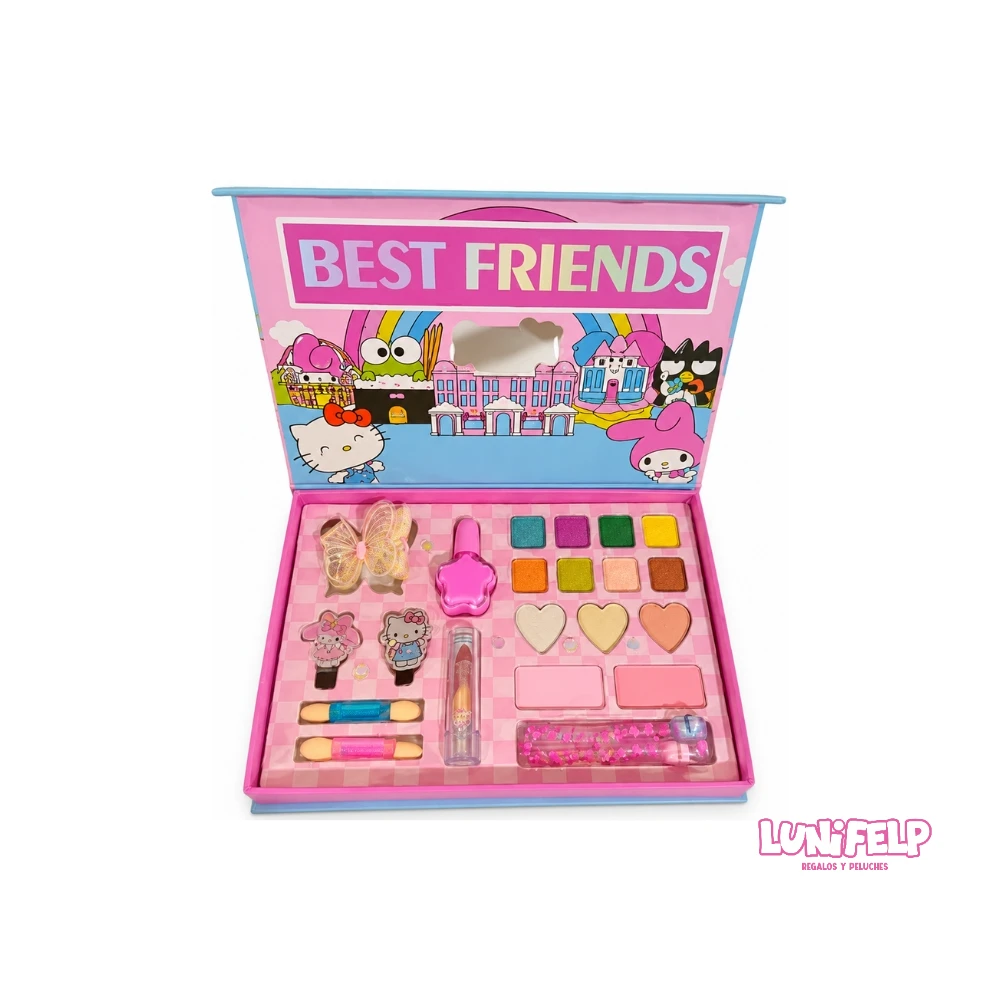 Kit de Maquillaje Infantil Sanrio "Best Friends" - Set Completo