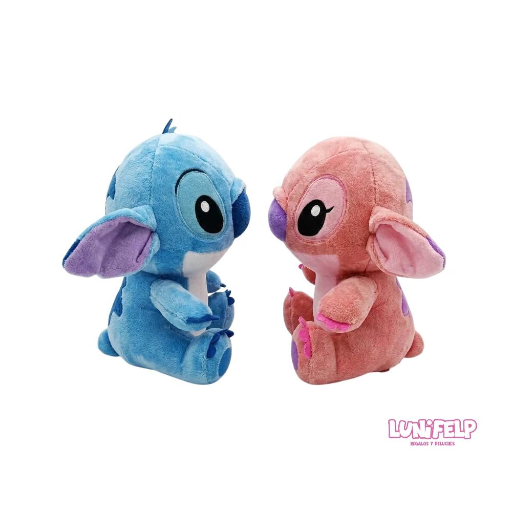 Peluche de Stitch y Angel (21 cm) - Imagen 3