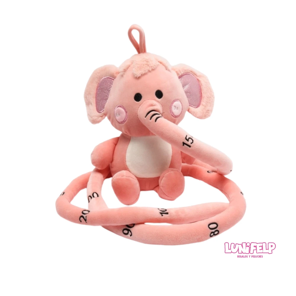 Elefante de Peluche Medidor de Crecimiento (1.50m) - Decoración Infantil