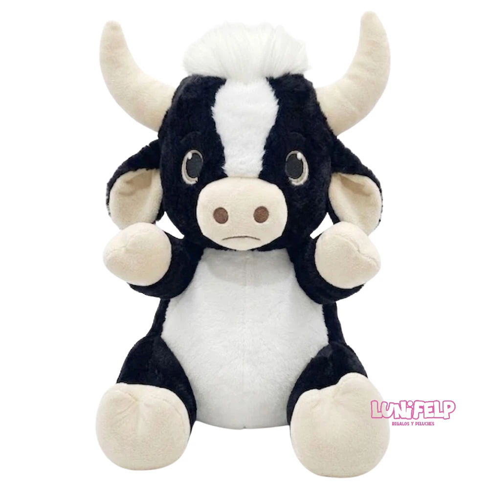 Peluche Toro Gigante 80 cm Tres Colores para regalo - Imagen 4