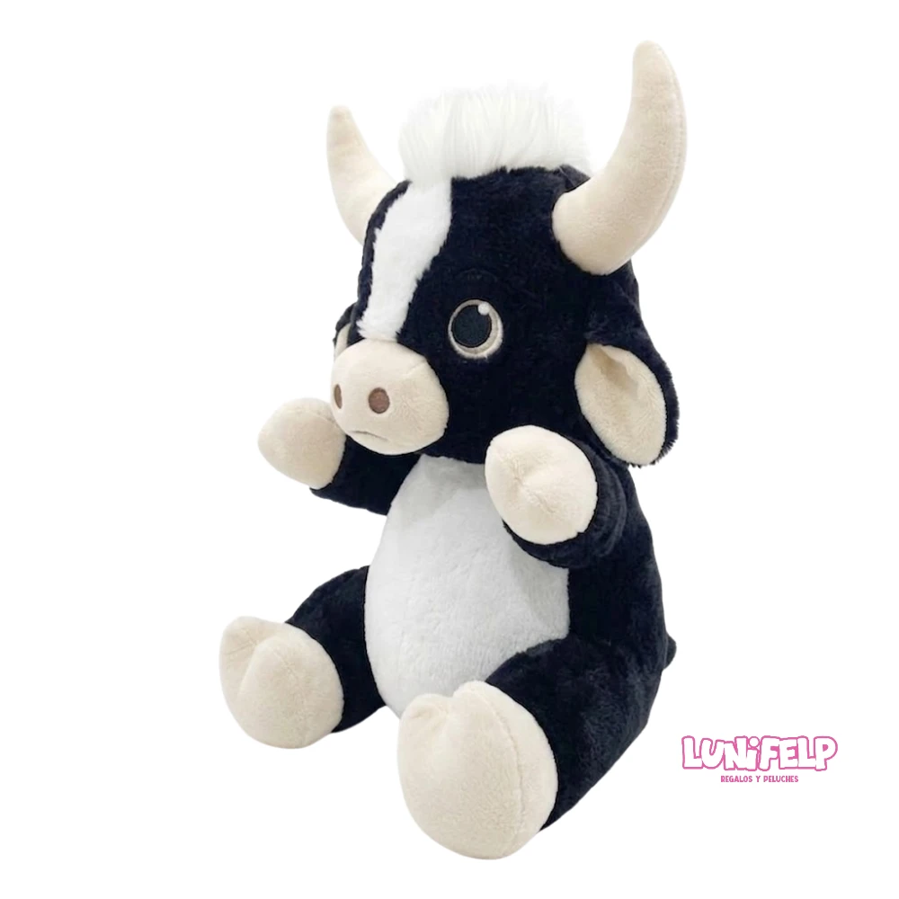 Peluche Toro Gigante 80 cm Tres Colores para regalo - Imagen 3