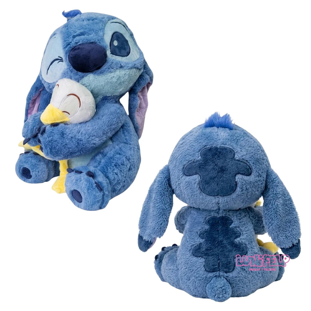 Peluche Stitch con Patito 45 cm Suave y Tierno - Imagen 3