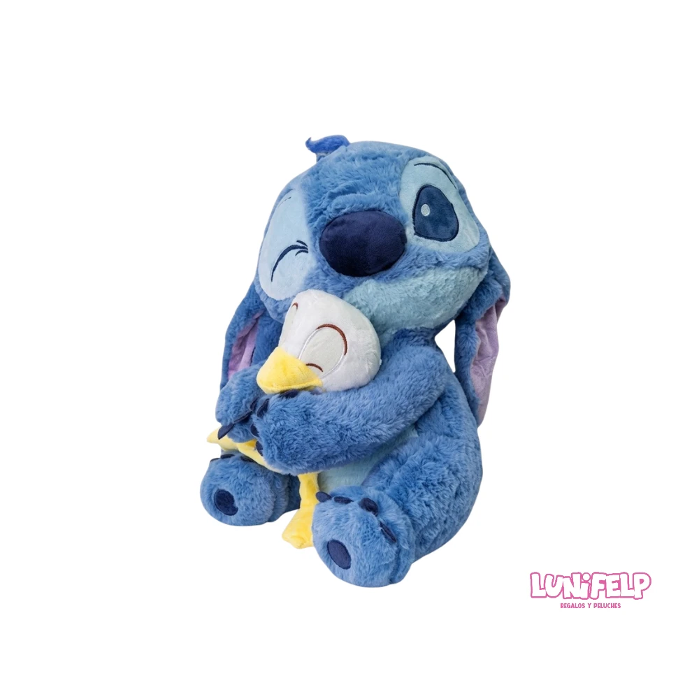 Peluche Stitch con Patito 45 cm Suave y Tierno - Imagen 2