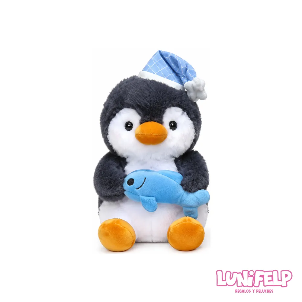 Peluche de Pingüino con Delfín - Suave y Tierno (20 cm) - Imagen 4