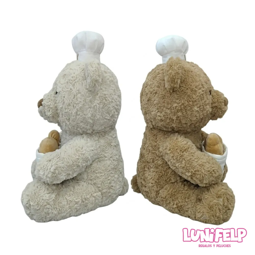 Peluche Oso Panadero Grande 45 cm - Imagen 5