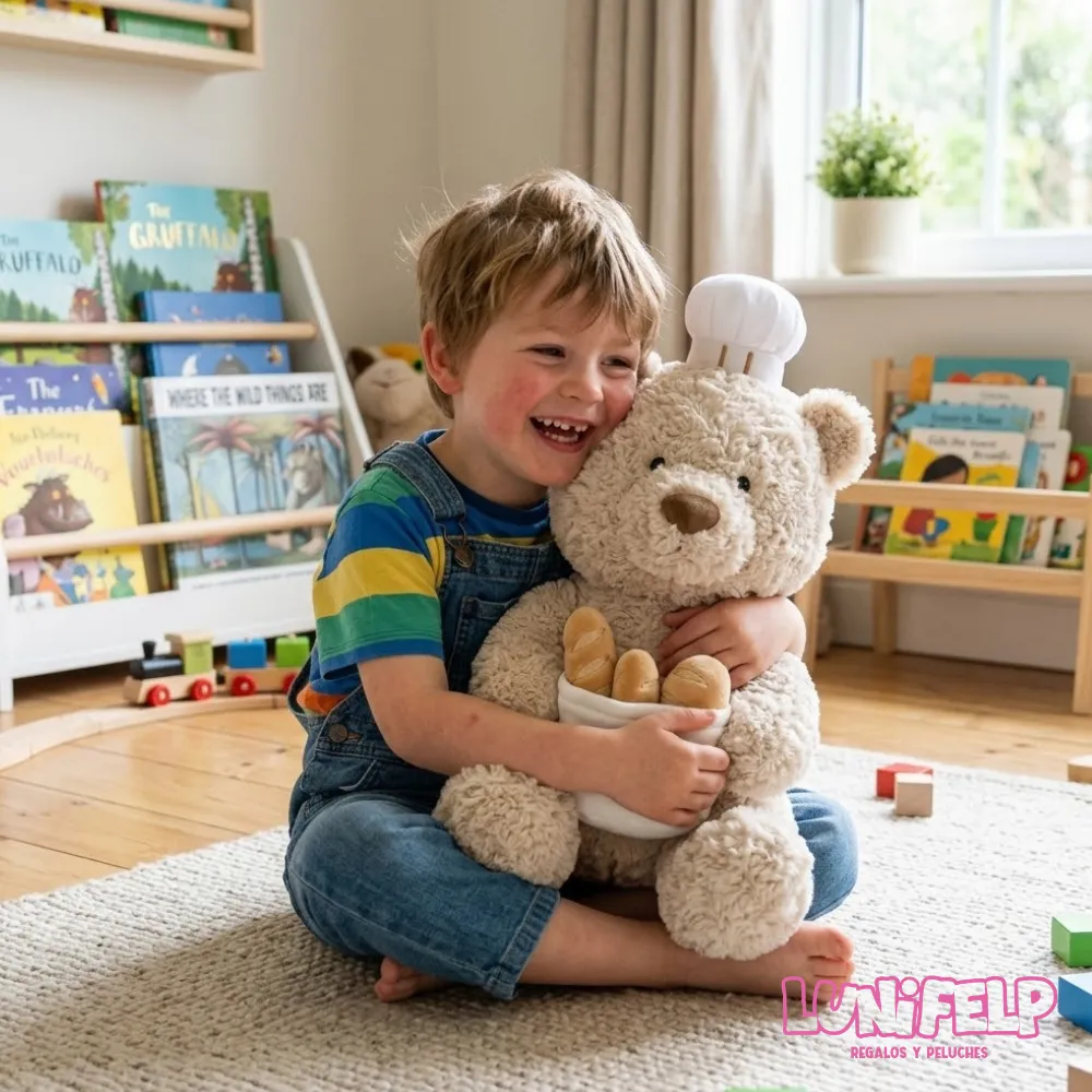 Peluche Oso Panadero Grande 45 cm - Imagen 3