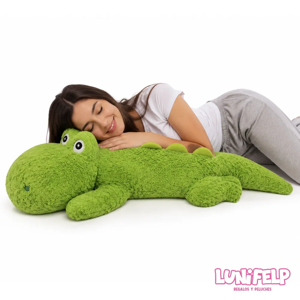 Peluche Cocodrilo Grande 95 cm - Imagen 3