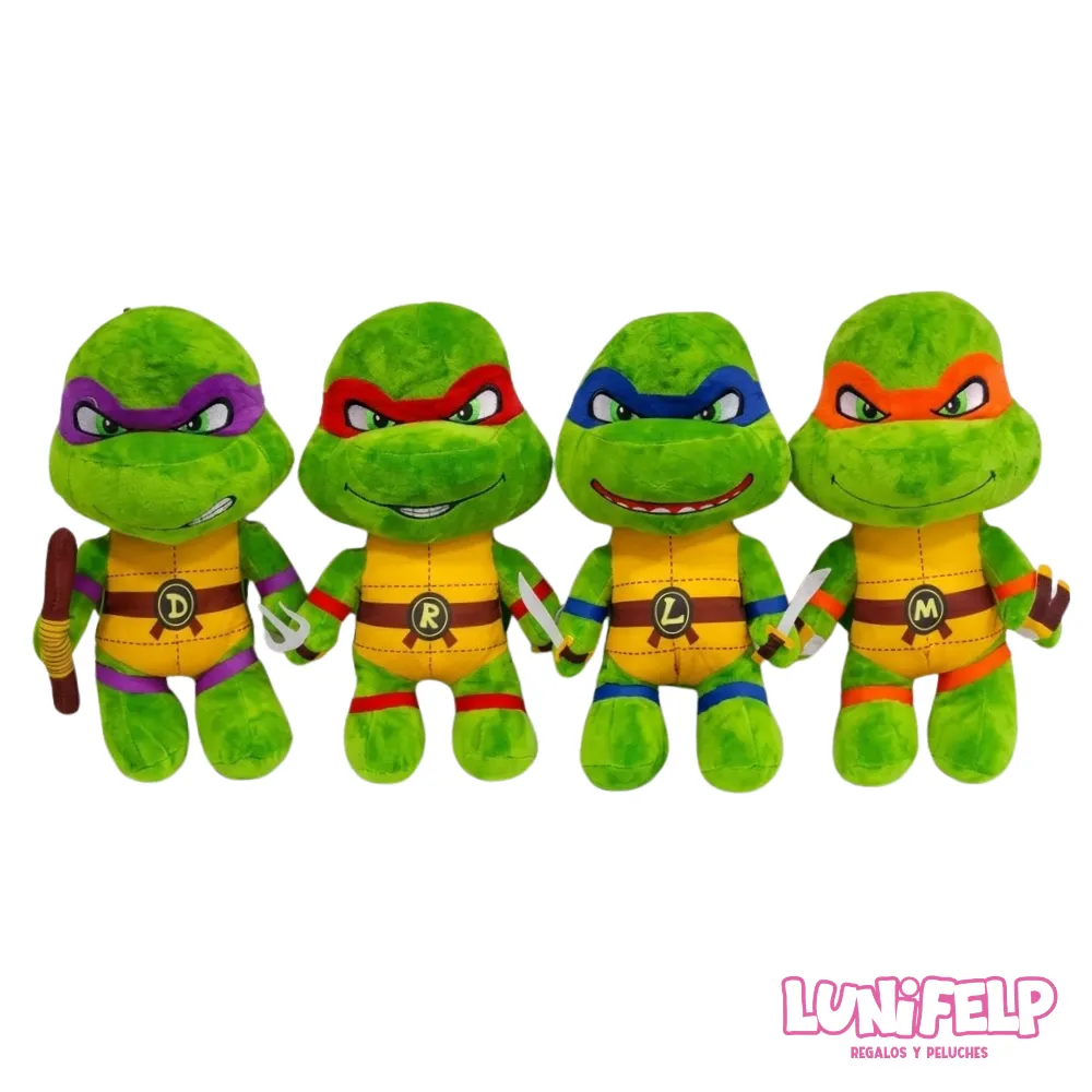 Peluche Tortugas Ninja Grande 37 cm
